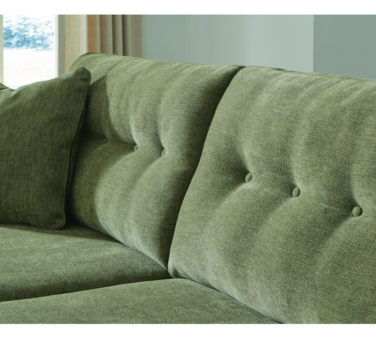 Bixler Sofa and Loveseat - Olive