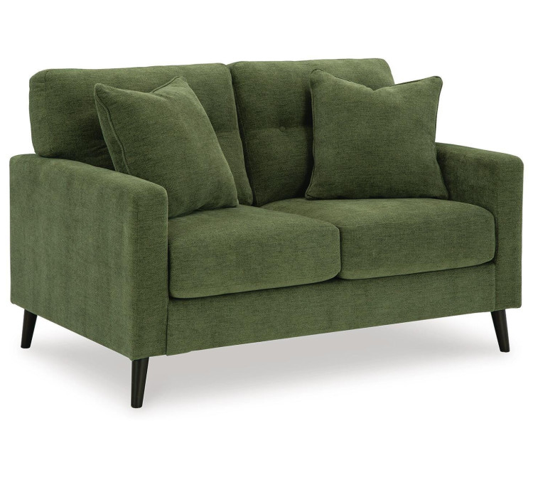 Bixler Sofa and Loveseat - Olive