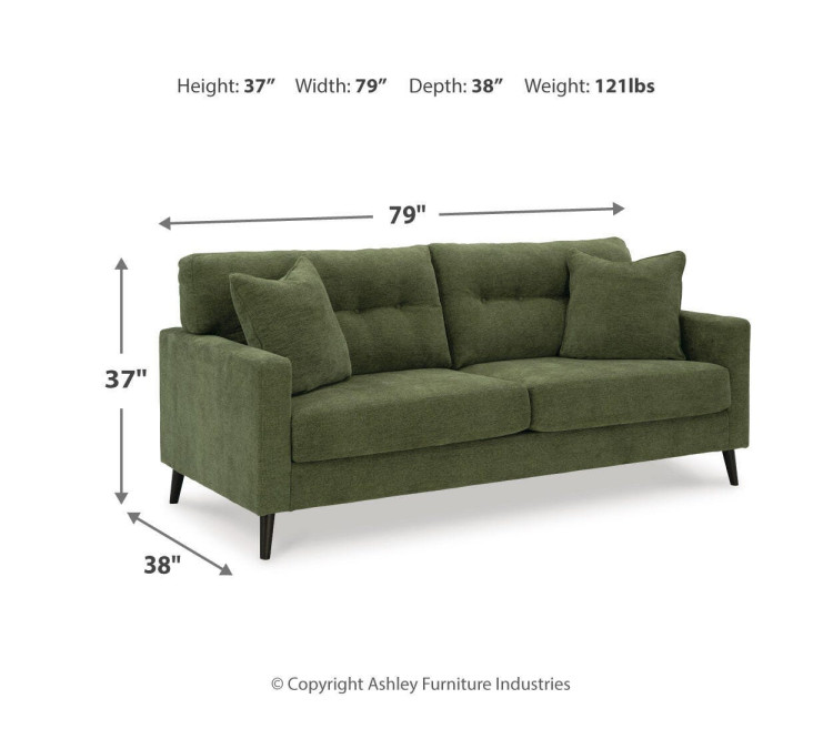 Bixler Sofa, Loveseat and Chair - Olive
