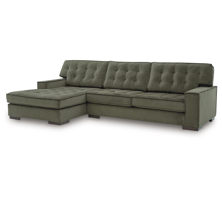 Chalcombe 2-Piece Sectional with Chaise - Olive