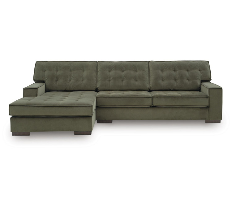 Chalcombe 2-Piece Sectional with Chaise - Olive