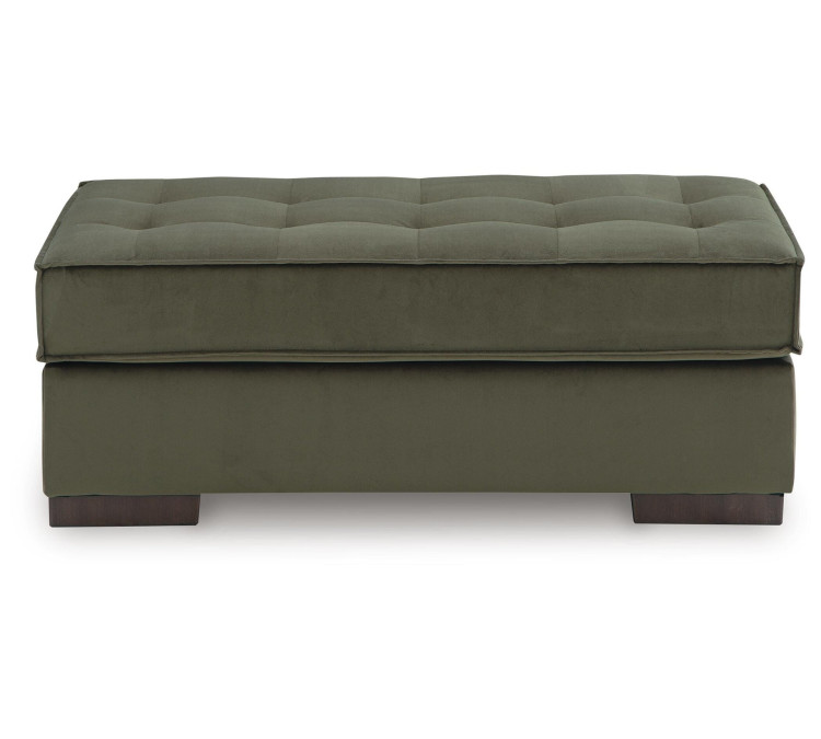 Chalcombe Oversized Accent Ottoman - Olive