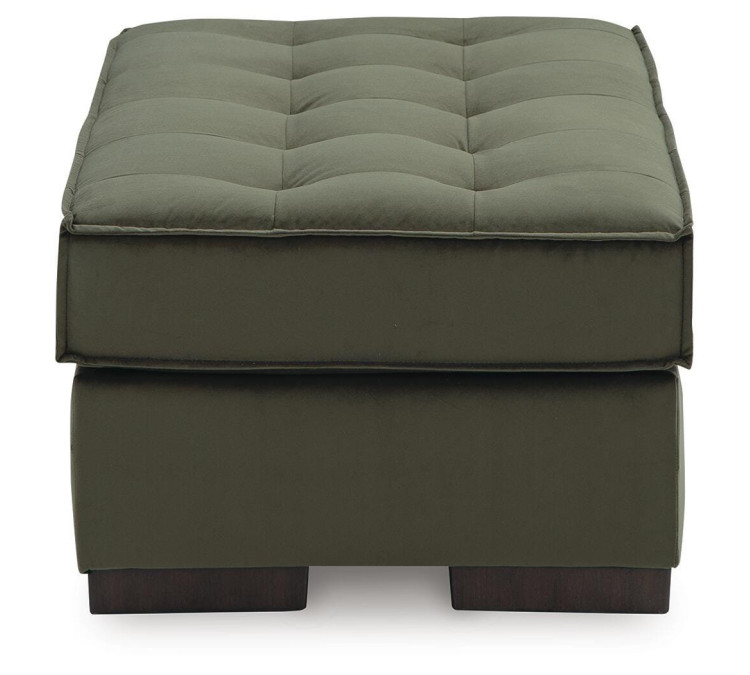 Chalcombe Oversized Accent Ottoman - Olive