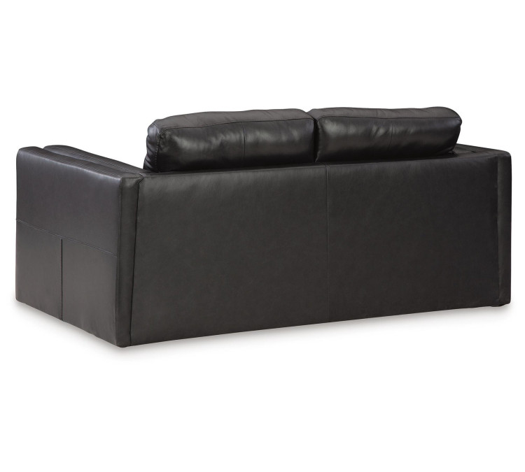 Amiata Sofa, Loveseat, Chair and Ottoman - Onyx
