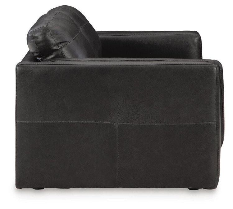 Amiata Sofa, Loveseat, Chair and Ottoman - Onyx