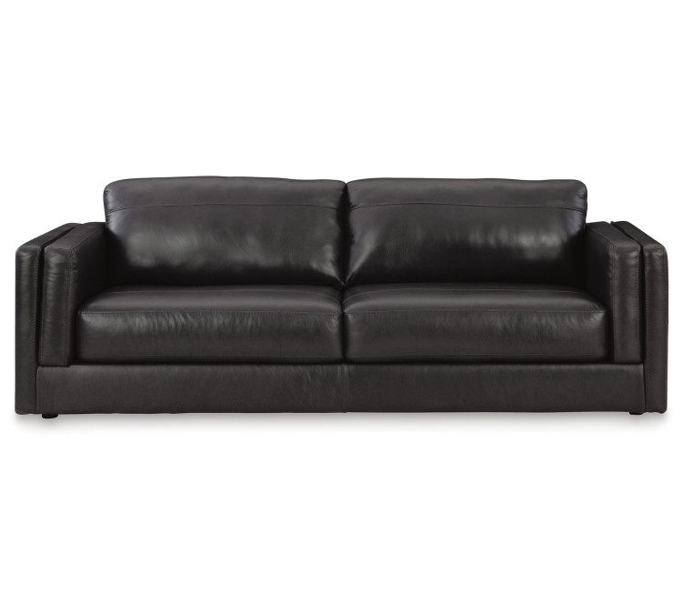 Amiata Sofa, Loveseat, Chair and Ottoman - Onyx
