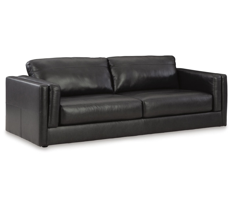 Amiata Sofa, Loveseat, Chair and Ottoman - Onyx