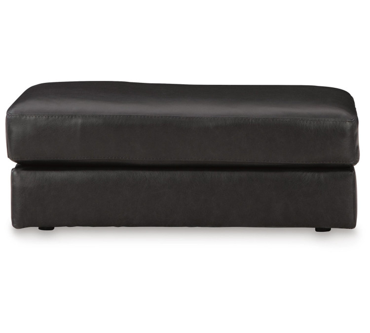 Amiata Sofa, Loveseat, Chair and Ottoman - Onyx