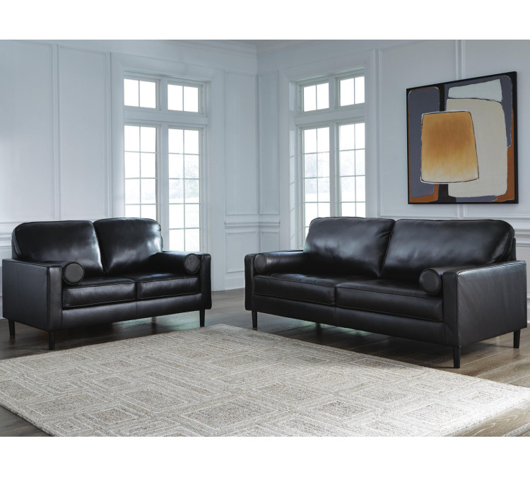 Bryceview Sofa and Loveseat - Onyx