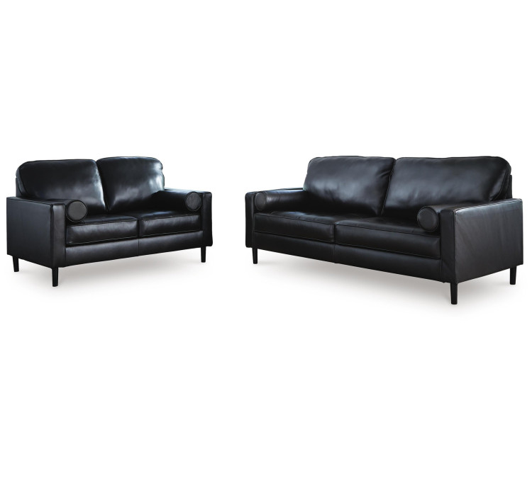 Bryceview Sofa and Loveseat - Onyx