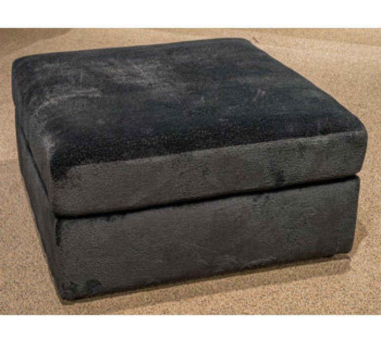 Ellery-Park Oversized Accent Ottoman - Onyx