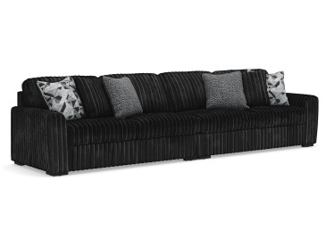 Midnight-Madness 2-Piece Sectional - Onyx