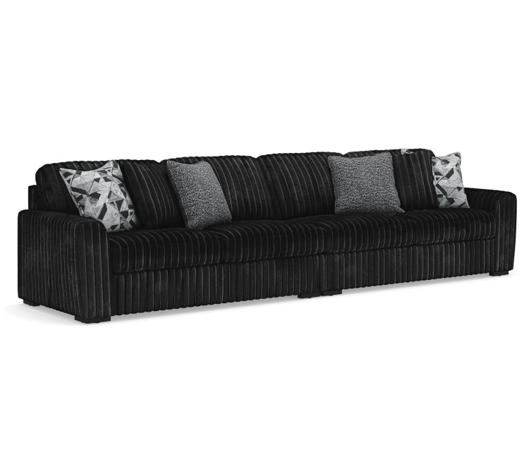 Midnight-Madness 2-Piece Sectional - Onyx