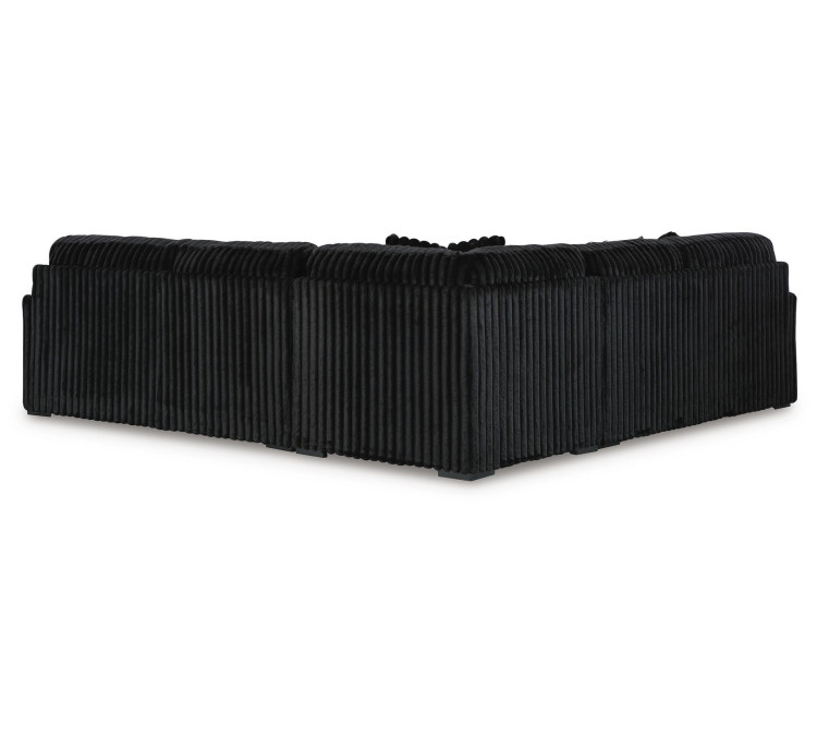 Midnight-Madness 3-Piece Sectional - Onyx