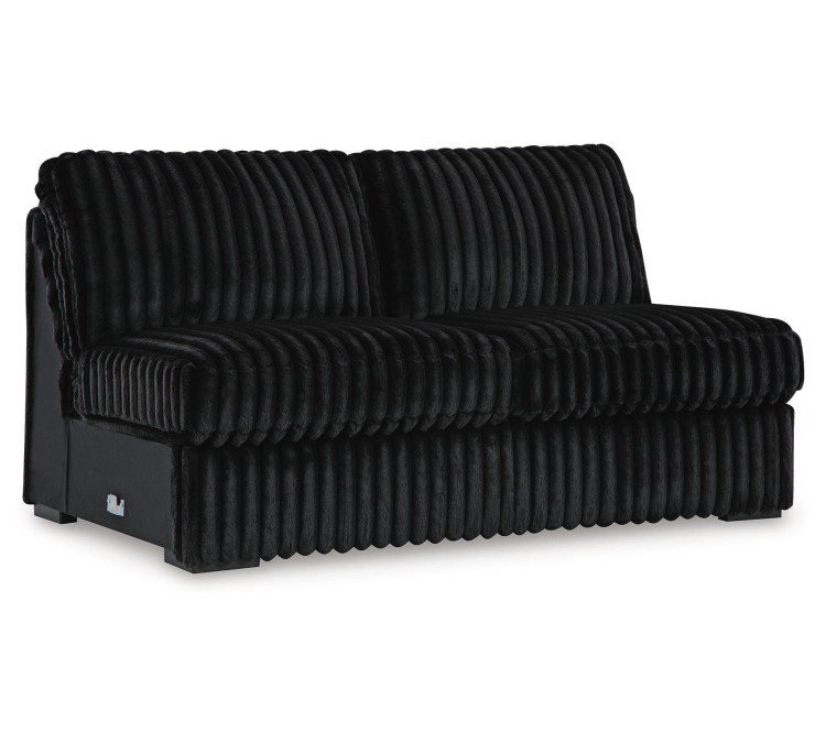 Midnight-Madness 3-Piece Sectional with Chaise - Onyx
