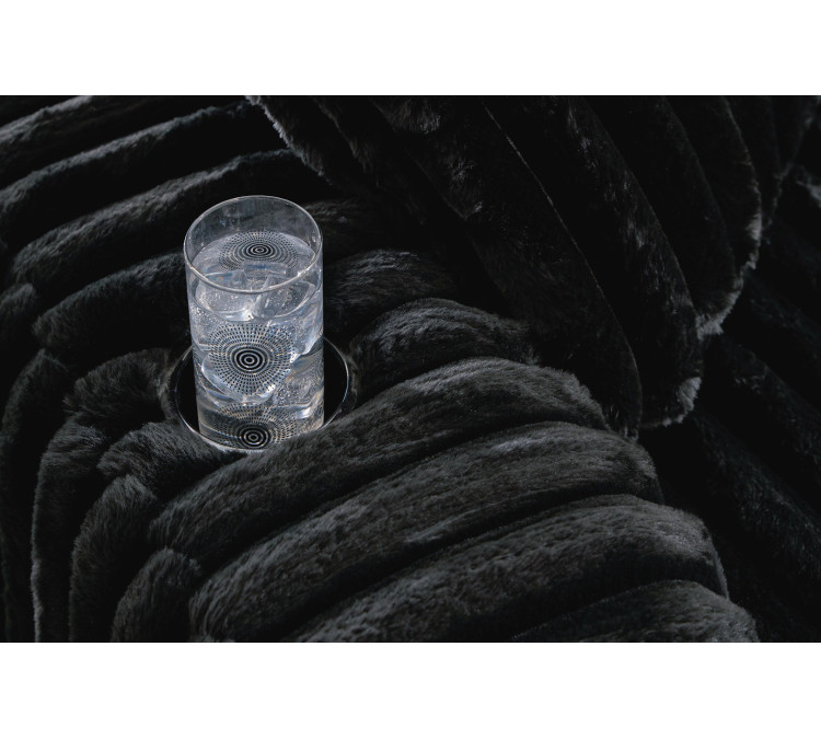Midnight-Madness Oversized Chaise - Onyx