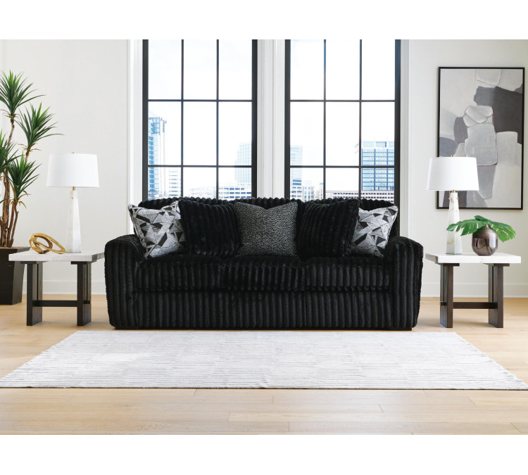 Midnight-Madness Sofa - Onyx