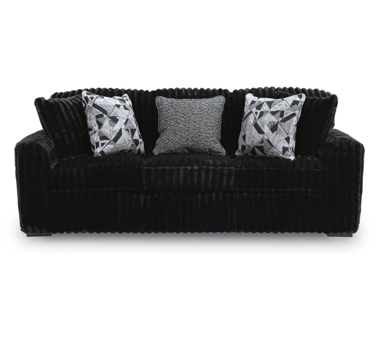 Midnight-Madness Sofa - Onyx