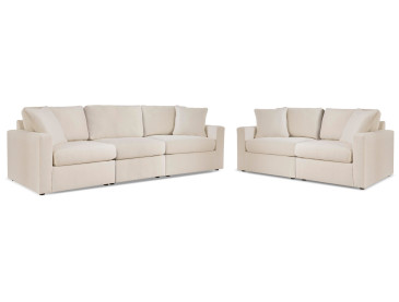 Modmax Sofa and Loveseat - Oyster