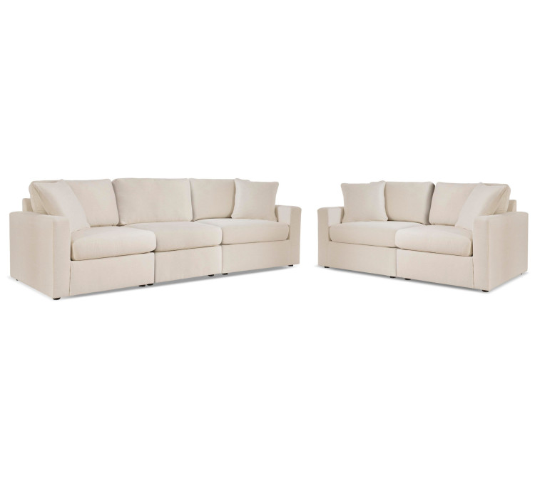 Modmax Sofa and Loveseat - Oyster