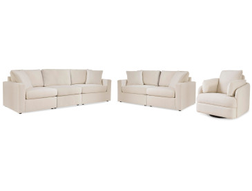 Modmax Sofa, Loveseat and Recliner - Oyster