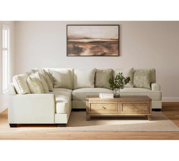 Rawcliffe 3-Piece Sectional - Parchment
