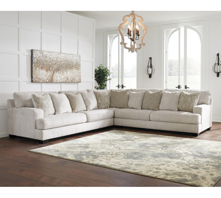 Rawcliffe 3-Piece Sectional - Parchment