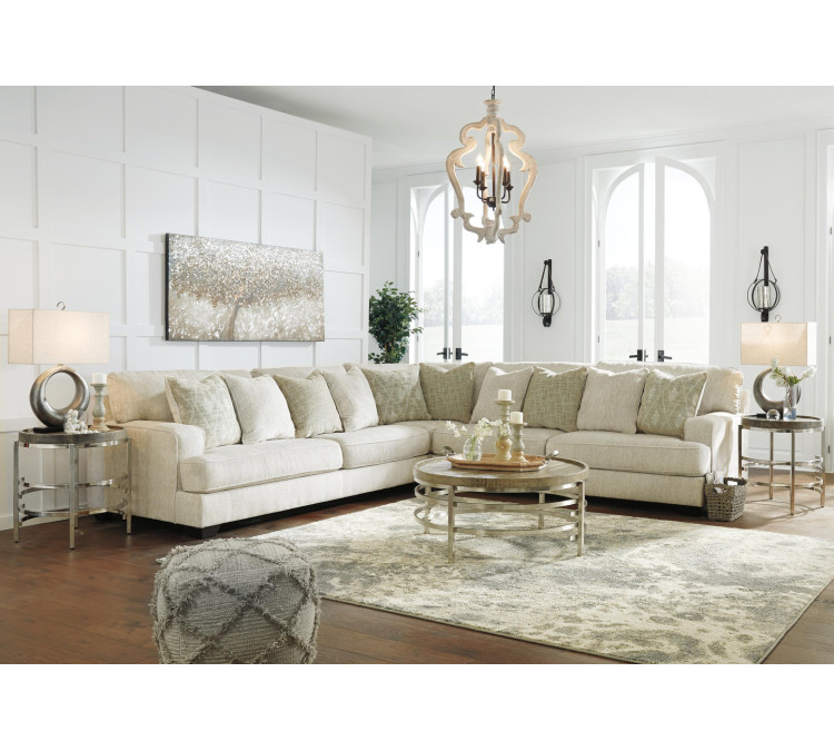 Rawcliffe 3-Piece Sectional - Parchment