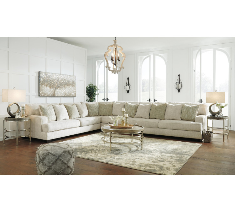 Rawcliffe 4-Piece Sectional - Parchment