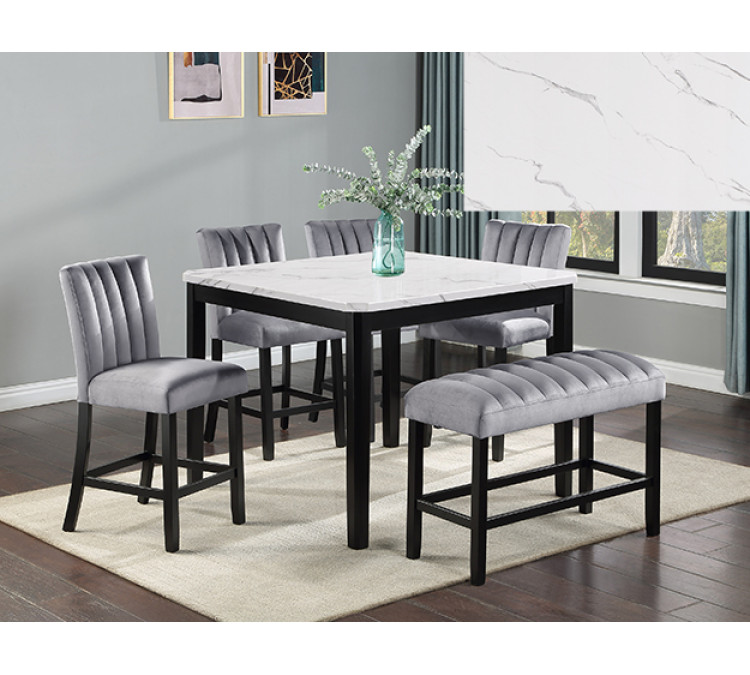 PASCAL COUNTER HEIGHT DINING - White
