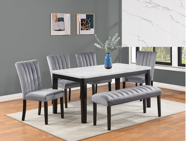 PASCAL DINING GROUP - White