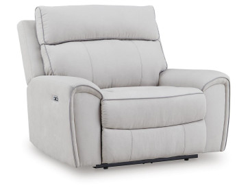 Grafton Pike Power Recliner - Pearl/Ash