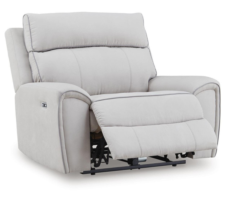 Grafton Pike Power Recliner - Pearl/Ash