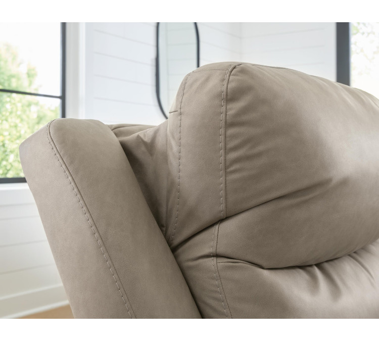 Brannigan 7-Piece Reclining Sectional with Storage Consoles - Pebble