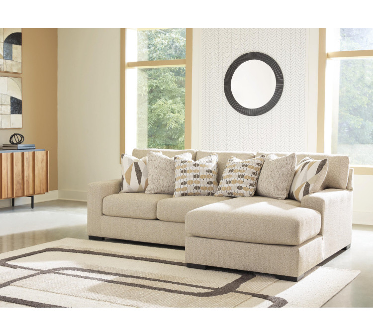 Laurelgrove 2-Piece Sectional Sofa Chaise - Pebble