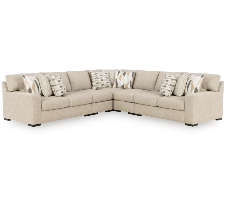 Laurelgrove 5-Piece Sectional - Pebble