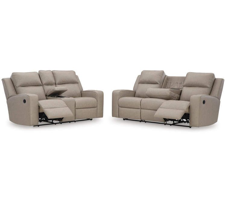 Lavenhorne Sofa and Loveseat - Pebble