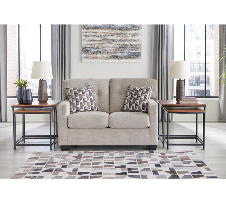 Mahoney Loveseat - Pebble