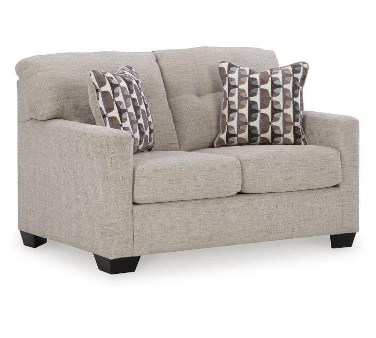 Mahoney Sofa and Loveseat - Pebble