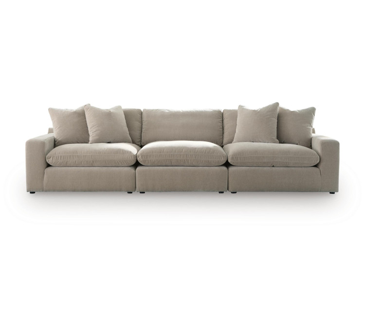 Maxton Heights 3-Piece Sectional Sofa - Pebble