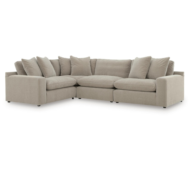 Maxton Heights 4-Piece Sectional - Pebble