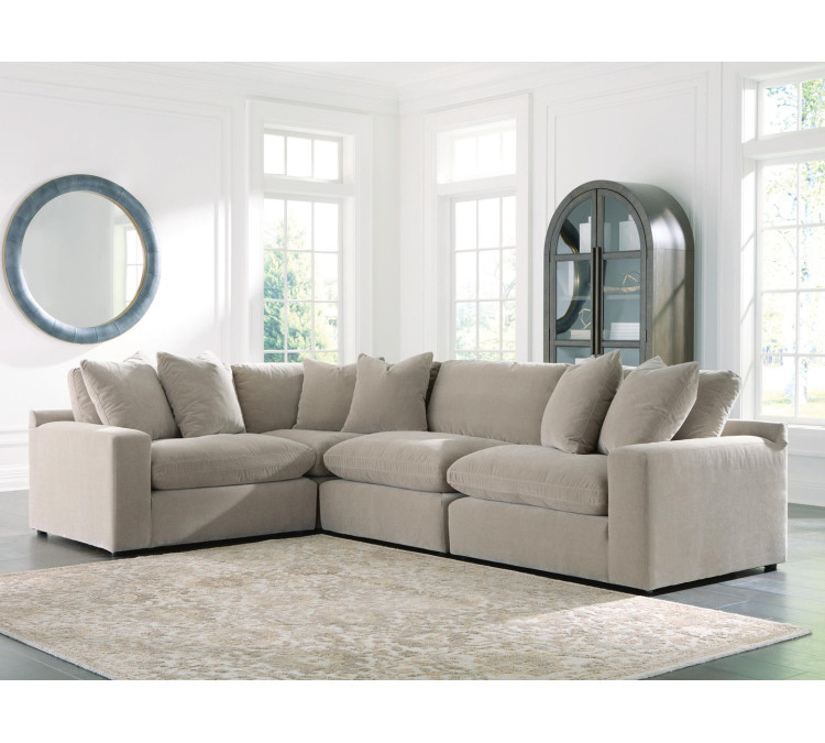 Maxton Heights 4-Piece Sectional - Pebble