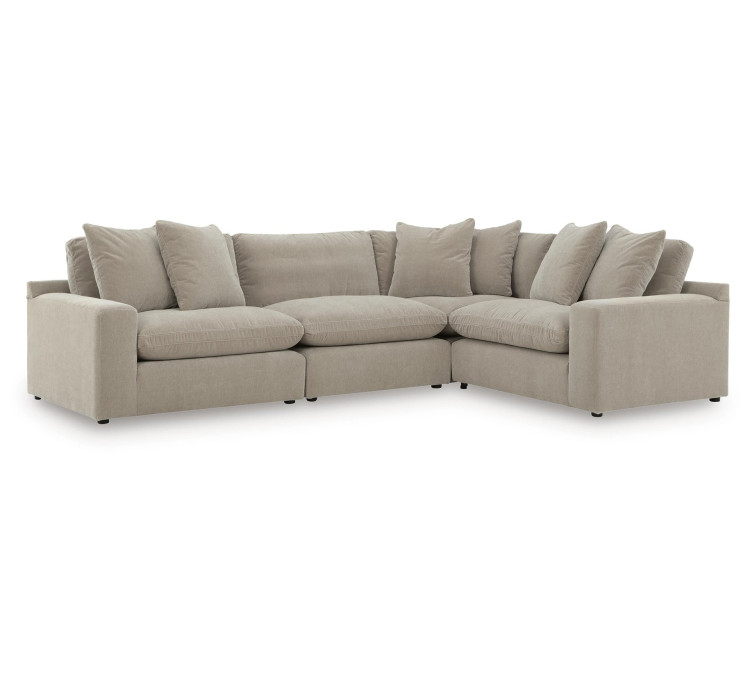 Maxton Heights 4-Piece Sectional - Pebble