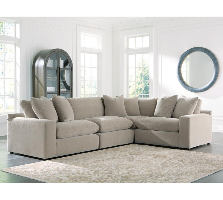 Maxton Heights 4-Piece Sectional - Pebble