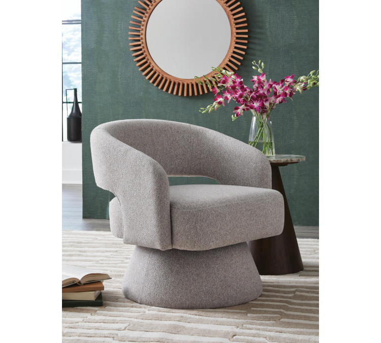 Nashkins Swivel Accent Chair - Pebble