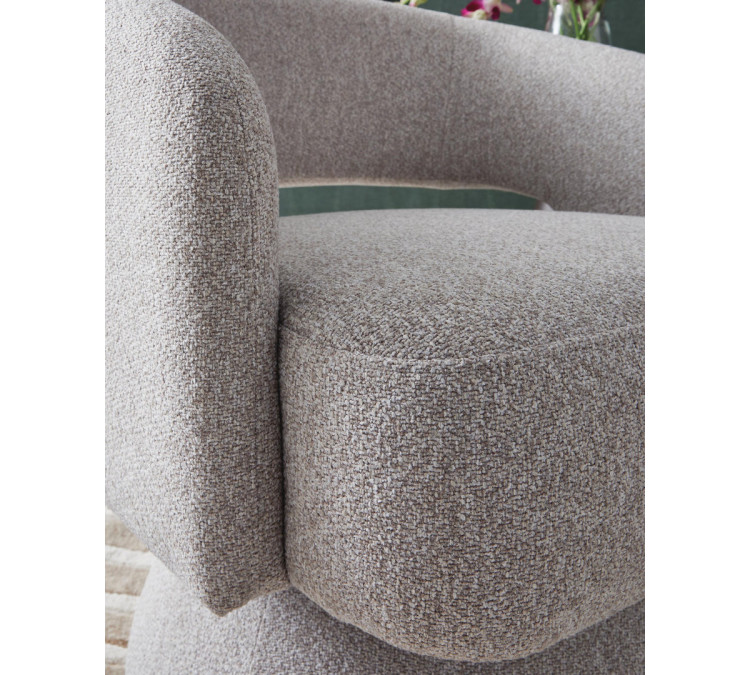 Nashkins Swivel Accent Chair - Pebble