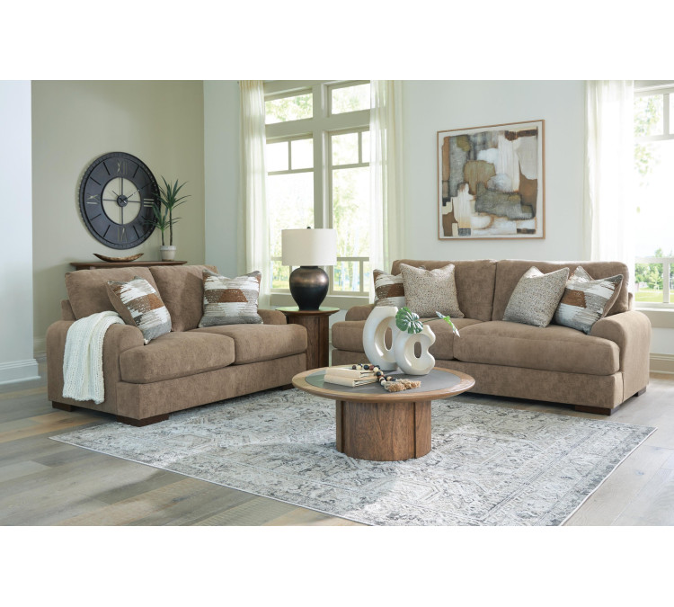 Nolenburg Sofa and Loveseat - Pecan