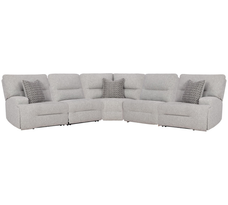 Acklen Place 5-Piece Power Reclining Sectional - Pewter
