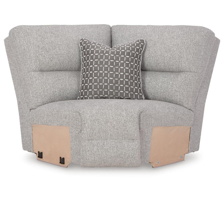 Acklen Place 6-Piece Power Reclining Sectional - Pewter