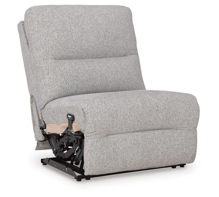 Acklen Place 7-Piece Power Sectional Reclining Sofa with Storage Console - Pewter